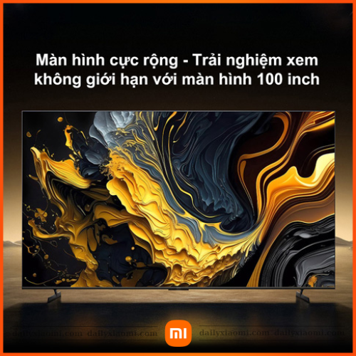 Tivi Xiaomi 100 inch: Chất Lượng Hình Ảnh 4K Tuyệt Vời Với Công Nghệ HDR và Dolby Vision