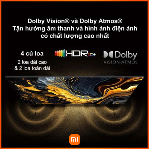 Tivi Xiaomi 100 inch: Trải Nghiệm Âm Thanh Sống Động Với Công Nghệ Dolby Audio