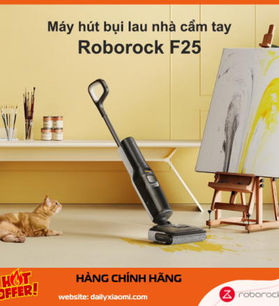 Roborock F25 – Máy Hút Bụi Lau Nhà Đa Năng, Lực Hút Mạnh, Dọn Sạch Nhanh.