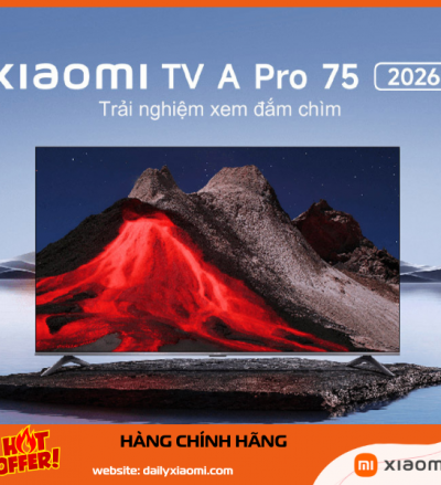 Tivi Xiaomi A Pro 75 Inch Quốc Tế | 4K QLED, Google TV, Giá Tốt