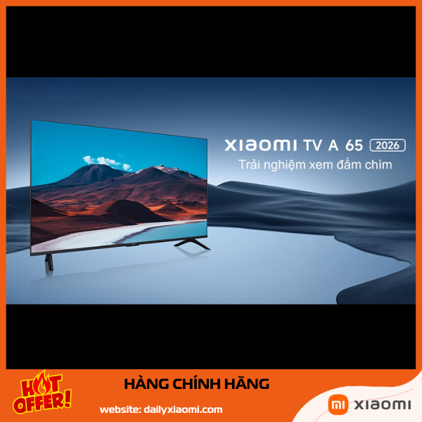 Xiaomi TV 65 Inch Giá Rẻ | Smart TV 4K, Google TV, Khuyến Mãi Lớn