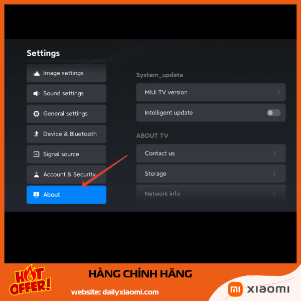 Cách cài tiếng Việt cho tivi Xiaomi nội địa